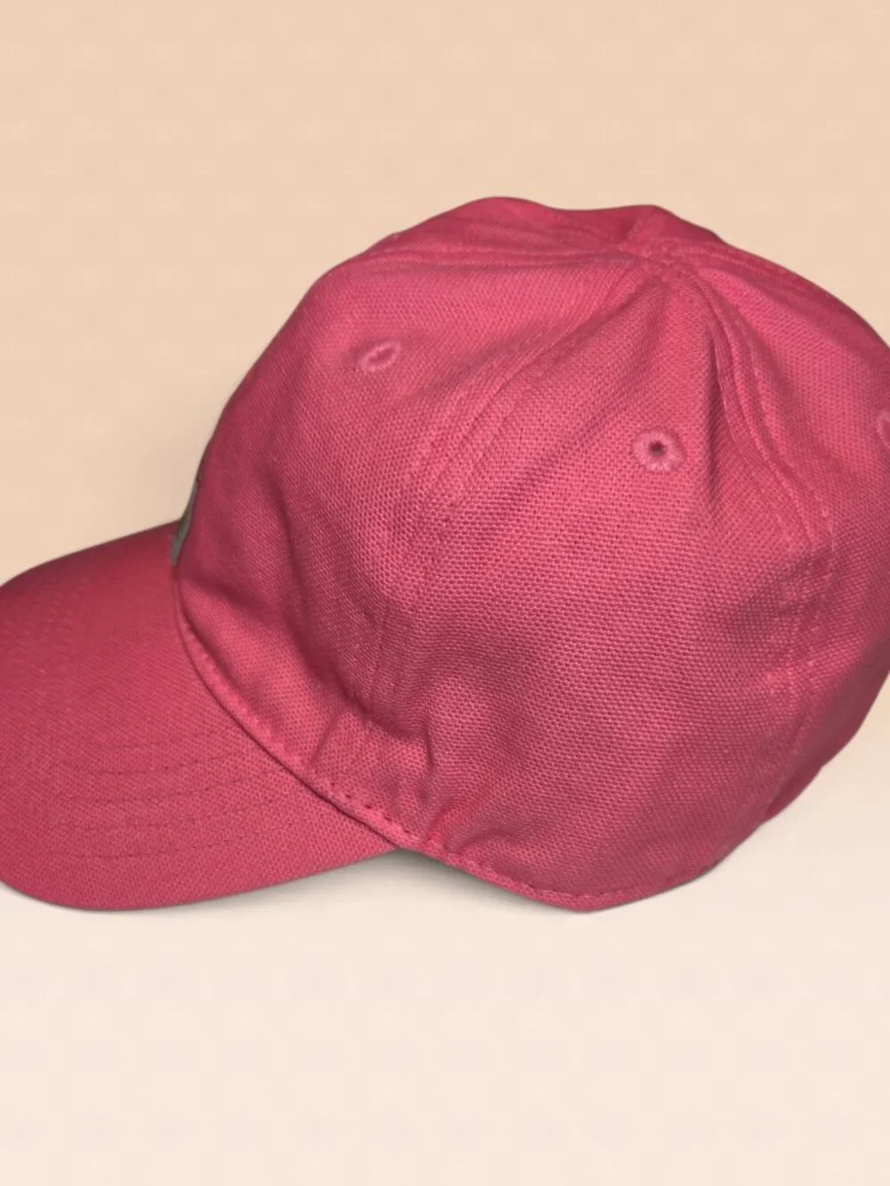 Carhartt Girls Toddler/Little Girls Pink Canvas Ball Cap Hat Elastic Back
